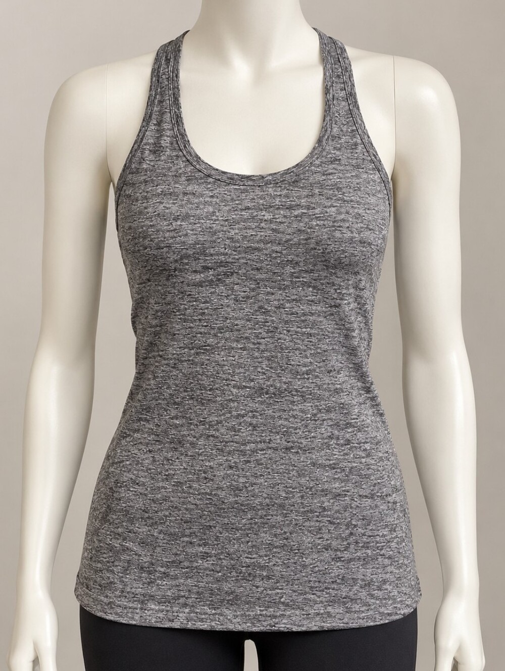 lululemon athletica Grey Heather Racerback Tank